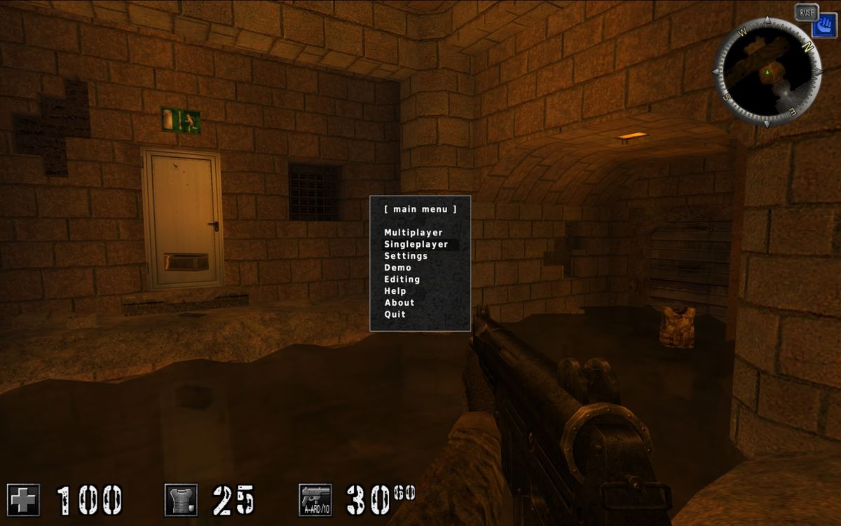 AssaultCube (Windows) screenshot: Main Menu