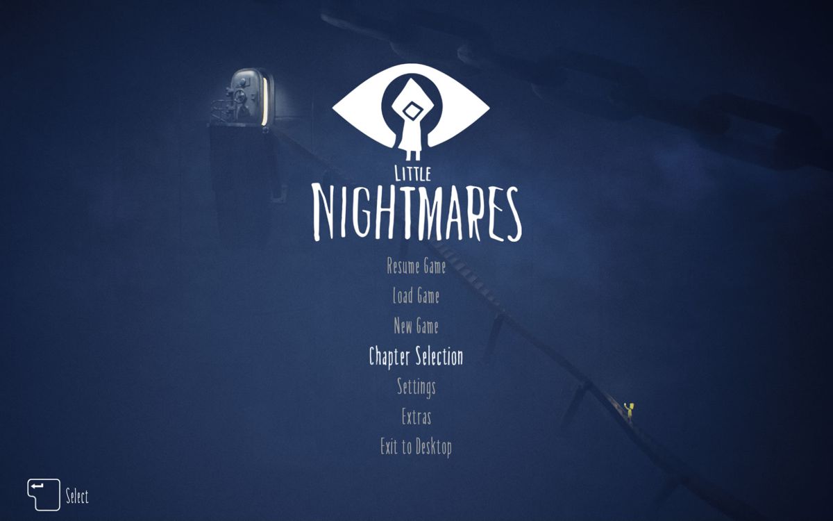 Little Nightmares (Windows) screenshot: Main menu