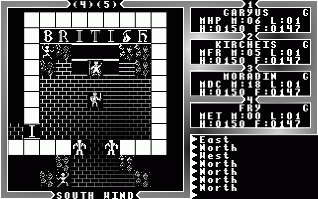 Screenshot of Exodus: Ultima III (Atari ST, 1983) - MobyGames