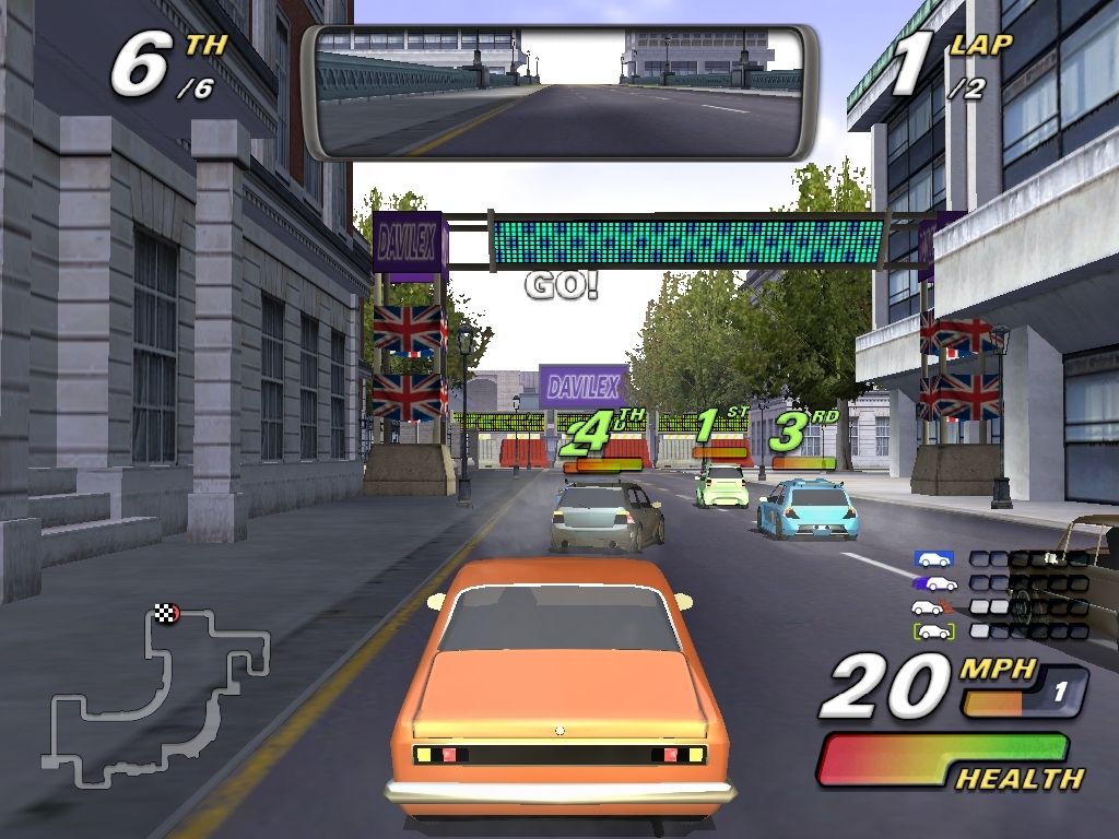 Screenshot of London Racer: Destruction Madness (Windows, 2005) - MobyGames