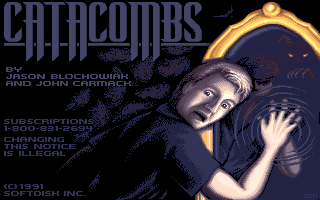 Catacomb (Apple IIgs) screenshot: Start screen