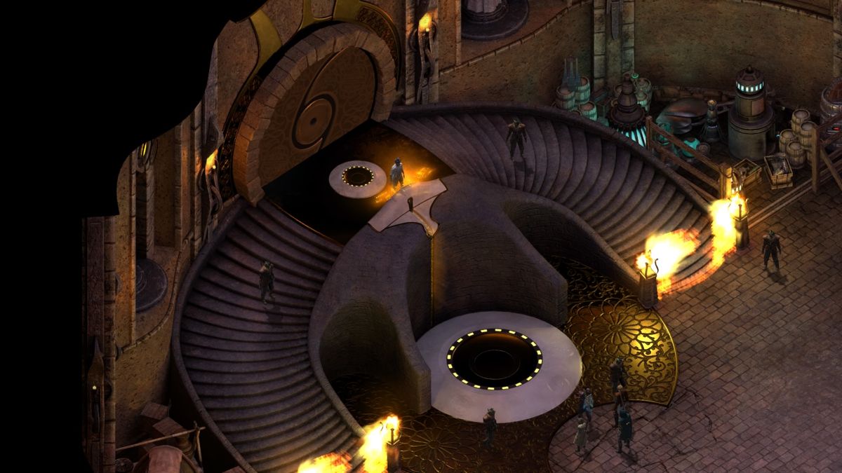 Torment: Tides of Numenera (PlayStation 4) screenshot: Meeting with Memovira