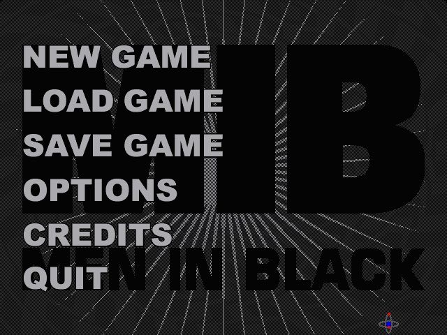 Men in Black: The Game (Windows) screenshot: Title screen
