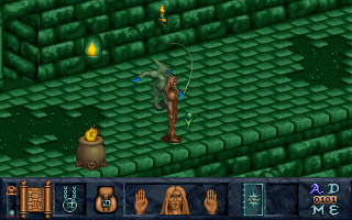 Tower of Souls (DOS) screenshot: The first monsters