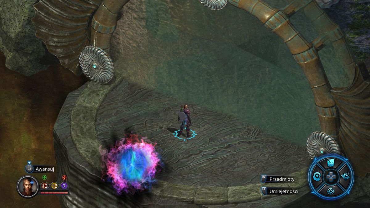 Torment: Tides of Numenera (PlayStation 4) screenshot: Gate of water land