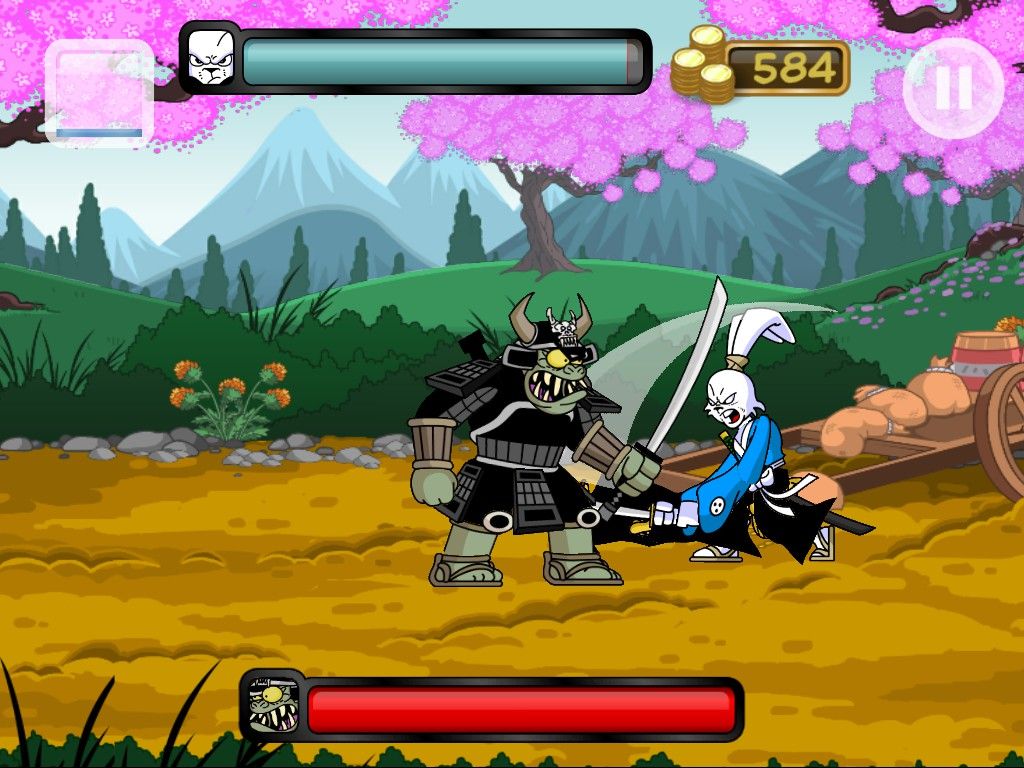 Usagi Yojimbo: Way of the Ronin (Windows) screenshot: Boss fight