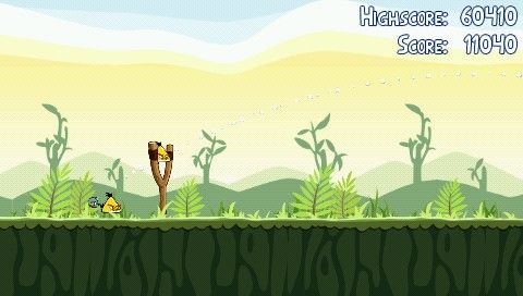 Angry Birds (PSP) screenshot: ...and my bird crew