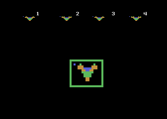 The Arcade Machine (Atari 8-bit) screenshot: You can modify existing tank shapes or create a new one from scratch