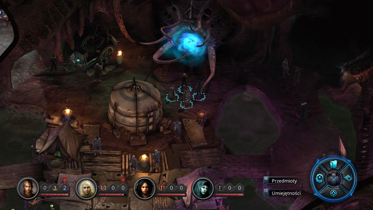 Torment: Tides of Numenera (PlayStation 4) screenshot: Portal to the next area