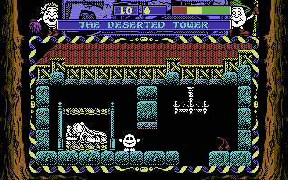 Dizzy: Prince of the Yolkfolk (Commodore 64) screenshot: It's Daisy!