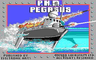 PHM Pegasus (DOS) screenshot: Title (EGA)