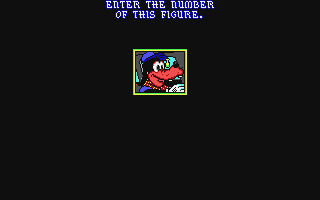 Goofy's Railway Express (Atari ST) screenshot: Copy protection