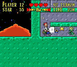 Screenshot of The Jetsons: Invasion of the Planet Pirates (SNES, 1994 ...