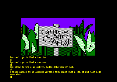 Mindshadow (Amstrad CPC) screenshot: Hmm. Maybe going that way isn't a very goo idea.