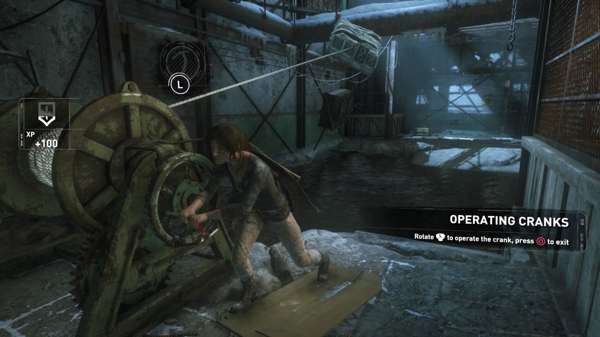 Rise of the Tomb Raider: 20 Year Celebration (PlayStation 4) screenshot: Rise of the Tomb Raider - Certain areas will require some thinking in order to pass