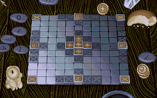 King's Table: The Legend of Ragnarok (Amiga) screenshot: Empty board
