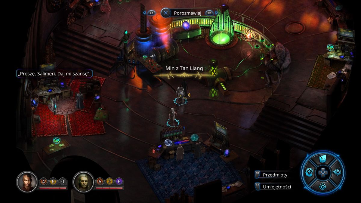 Torment: Tides of Numenera (PlayStation 4) screenshot: NPC name