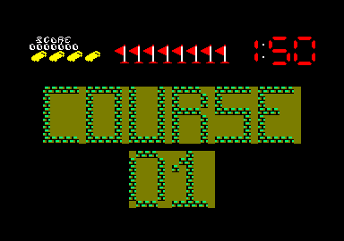 Awesome Earl in SkateRock (Amstrad CPC) screenshot: Course 01
