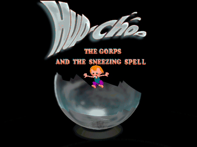 Hupchoo: The Gorps and the Sneezing Spell (Windows) screenshot: The title screen