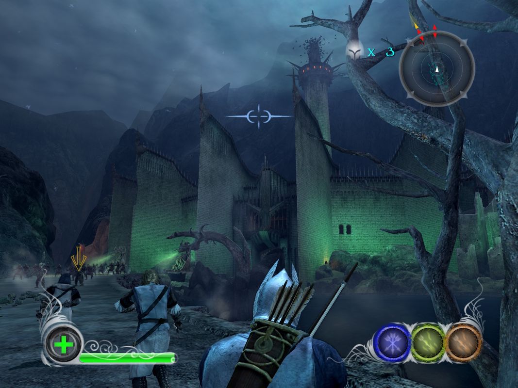 The Lord of the Rings: Conquest (Windows) screenshot: The assault of Minas Morgul was not part of the movie.
