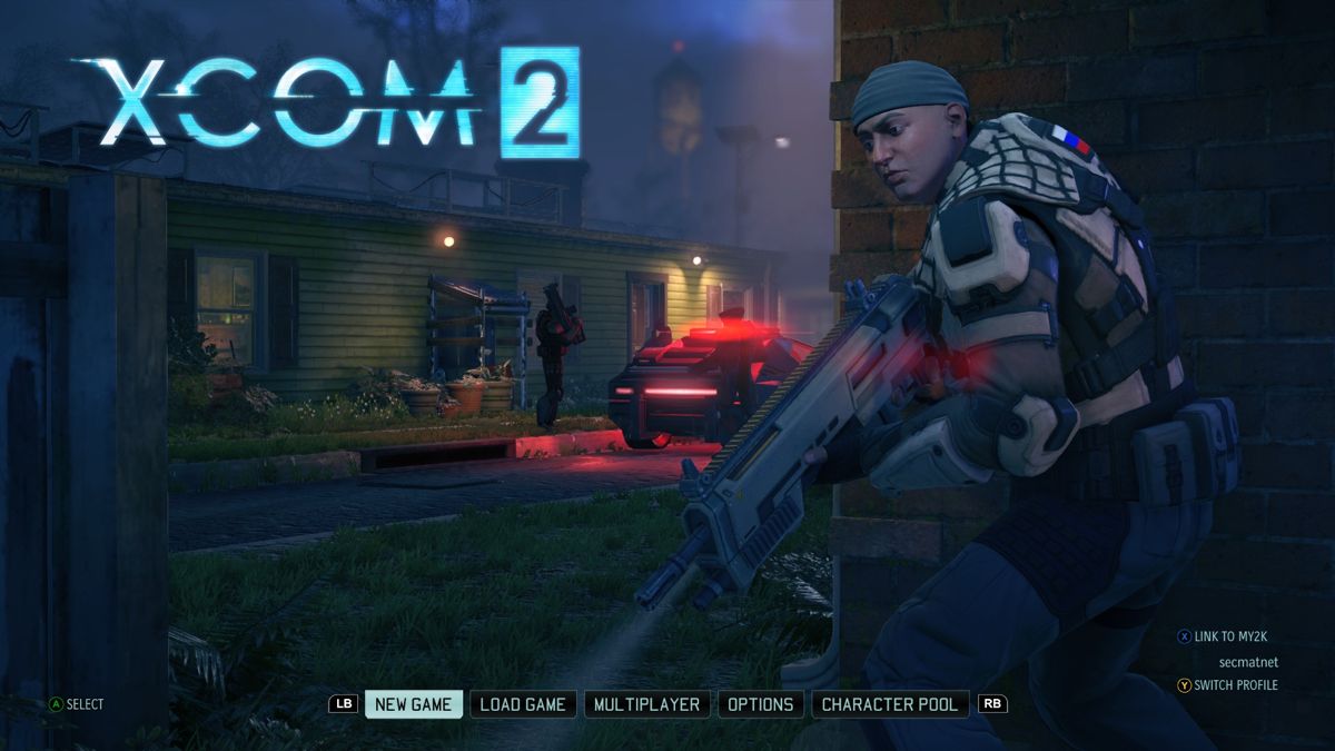 XCOM 2 (Xbox One) screenshot: Main menu