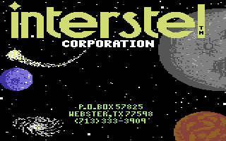Star Fleet I: The War Begins! (Commodore 64) screenshot: Intro screen.