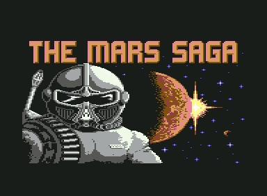 Mars Saga (Commodore 64) screenshot: Title Screen