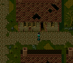 Dark Kingdom (SNES) screenshot: A ruined town