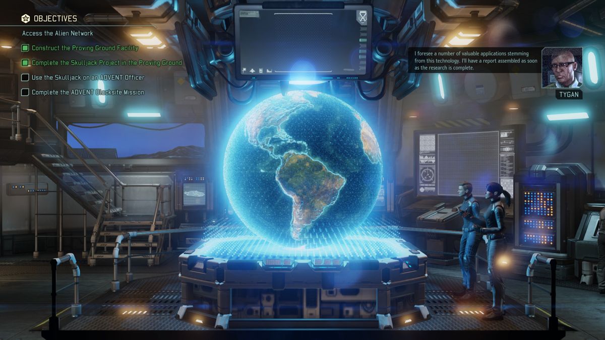 XCOM 2 (Xbox One) screenshot: Command room