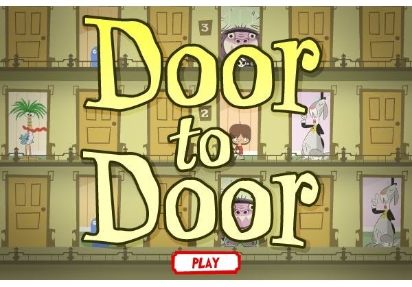 Toon Tastic (Windows) screenshot: Foster’s Home for Imaginary Friends: Door To Door<br>Every game has its own title screen