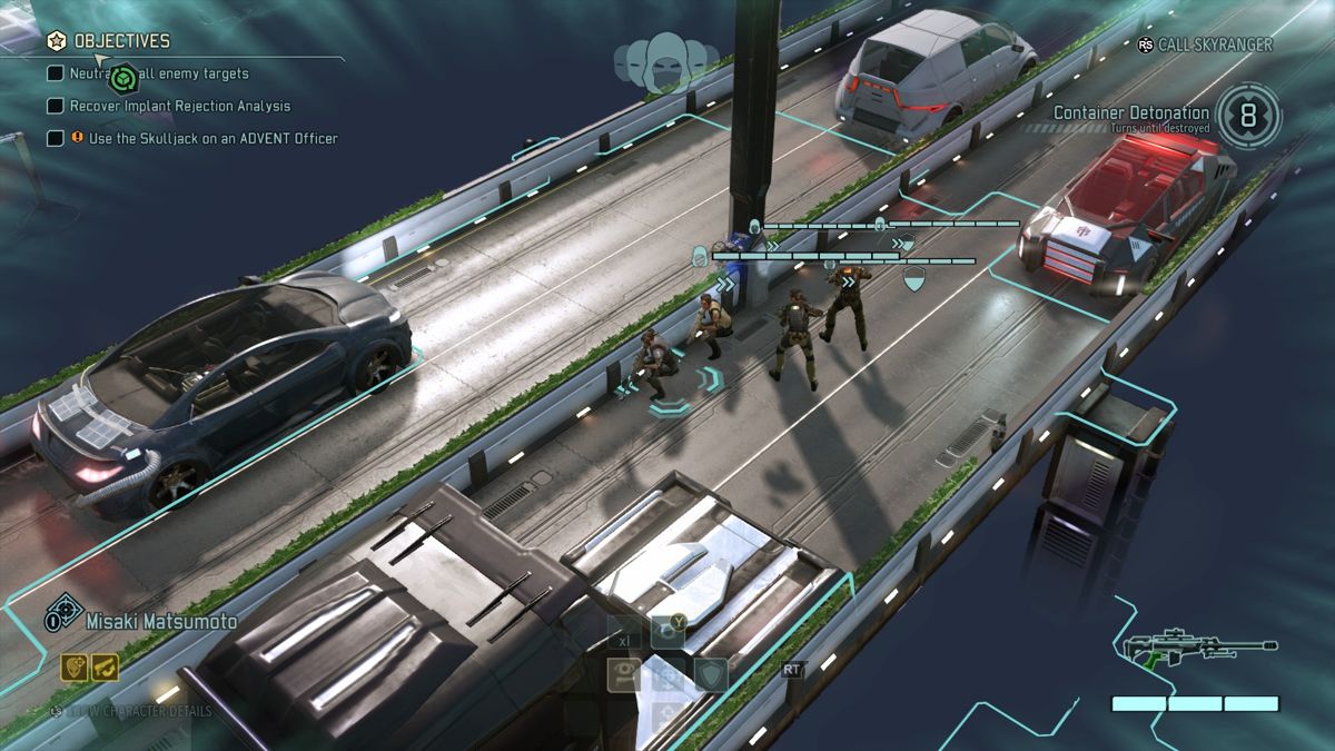 XCOM 2 (Xbox One) screenshot: Landing on the highway