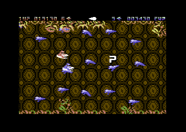 Scorpius (Commodore 64) screenshot: There's a power-up.