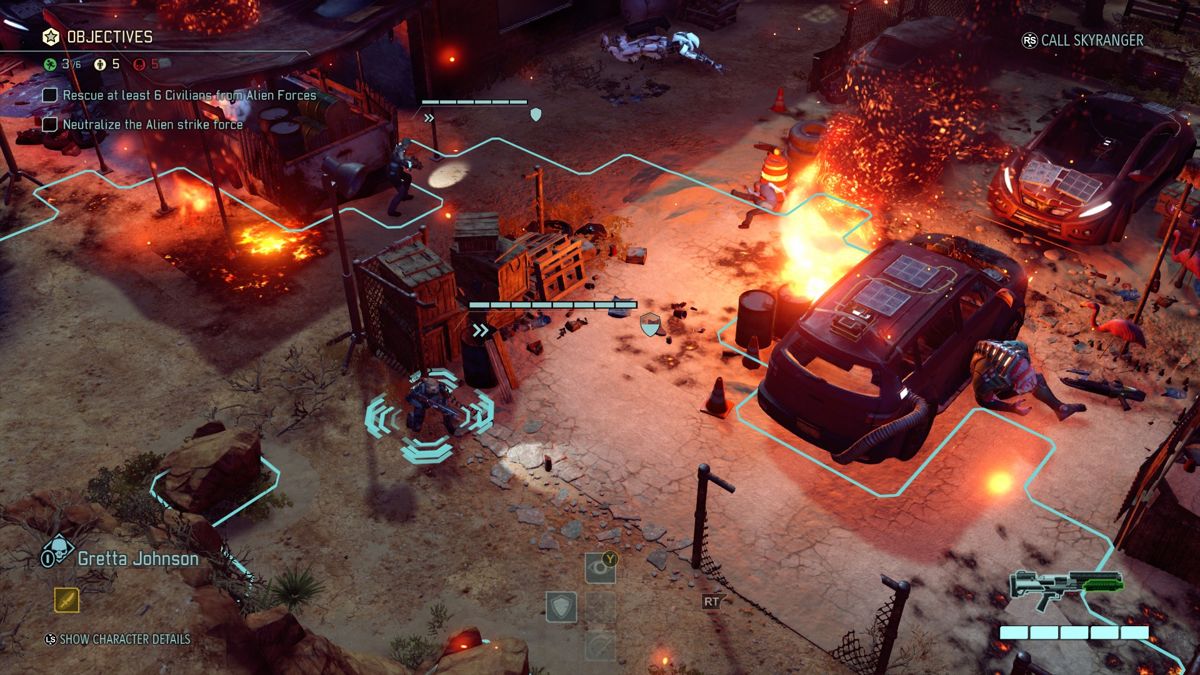 XCOM 2 (Xbox One) screenshot: Aliens will regularly attack your camps so rescuing the survivors is of utmost importance if you wish to build strong ties