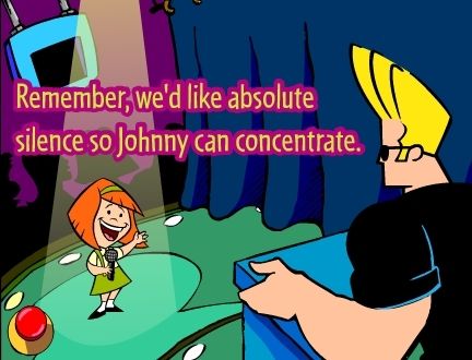 Toon Tastic (Windows) screenshot: Whazzup? is a game show featuring Johnny Bravo