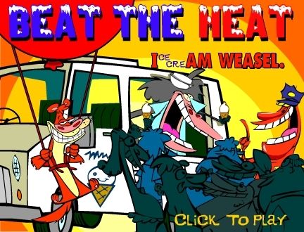 Toon Tastic (Windows) screenshot: I Am Weasel: Beat The Heat - Title screen