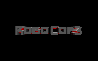 RoboCop 3 (DOS) screenshot: Title screen