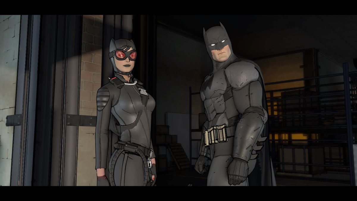 Batman: The Telltale Series - Episode Two of Five: Children of Arkham (PlayStation 4) screenshot: No need to thank us, people, it's all in the job description