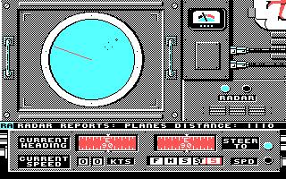 Destroyer (PC Booter) screenshot: Radar.