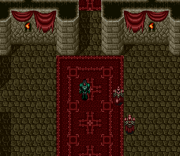 Dark Kingdom (SNES) screenshot: Gene in Demon King's castle