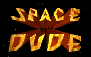 Space Dude (DOS) screenshot: Title