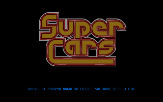 Super Cars (Amiga) screenshot: Title