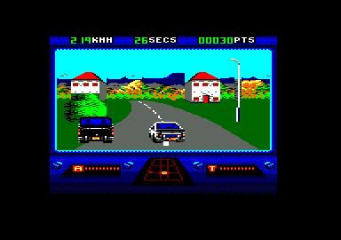 OutRun Europa (Amstrad CPC) screenshot: Stage 4