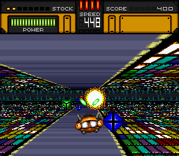 HyperZone (SNES) screenshot: The first level