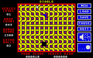 Diablo (Atari ST) screenshot: Let's go.