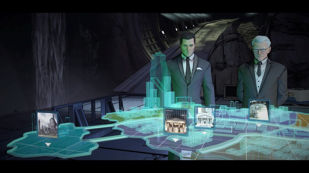 Batman: The Telltale Series - Episode Three of Five: New World Order (PlayStation 4) screenshot: Checking several locations of interest