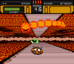 HyperZone (SNES) screenshot: The second boss