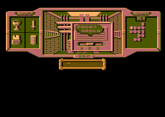 A.D. 2044: Seksmisja (Atari 8-bit) screenshot: Typing in a password