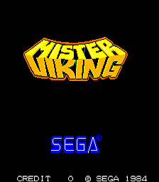 Mister Viking (Arcade) screenshot: Title screen