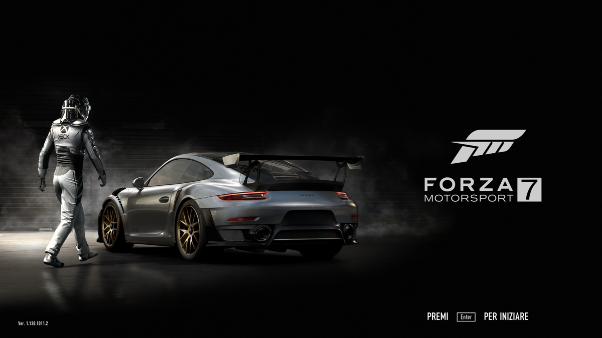 Forza Motorsport 7 (Windows Apps) screenshot: Title Screen of Forza Motorsport 7