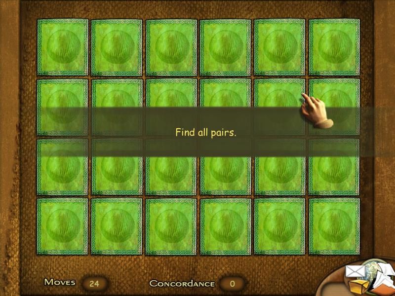 Art Detective (Windows) screenshot: Mini-game. Find all the pairs.